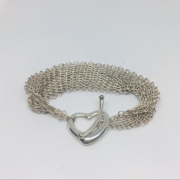 Elsa Peretti Mesh Heart Bracelet 